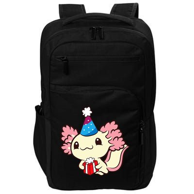 Axolotl Birthday Party Cute Axolotl Birthday Party Axolotl Impact Tech Backpack
