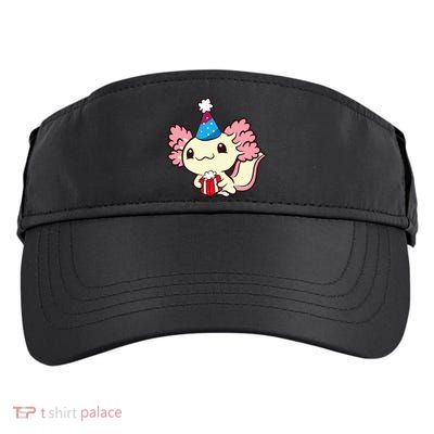 Axolotl Birthday Party Cute Axolotl Birthday Party Axolotl Adult Drive Performance Visor