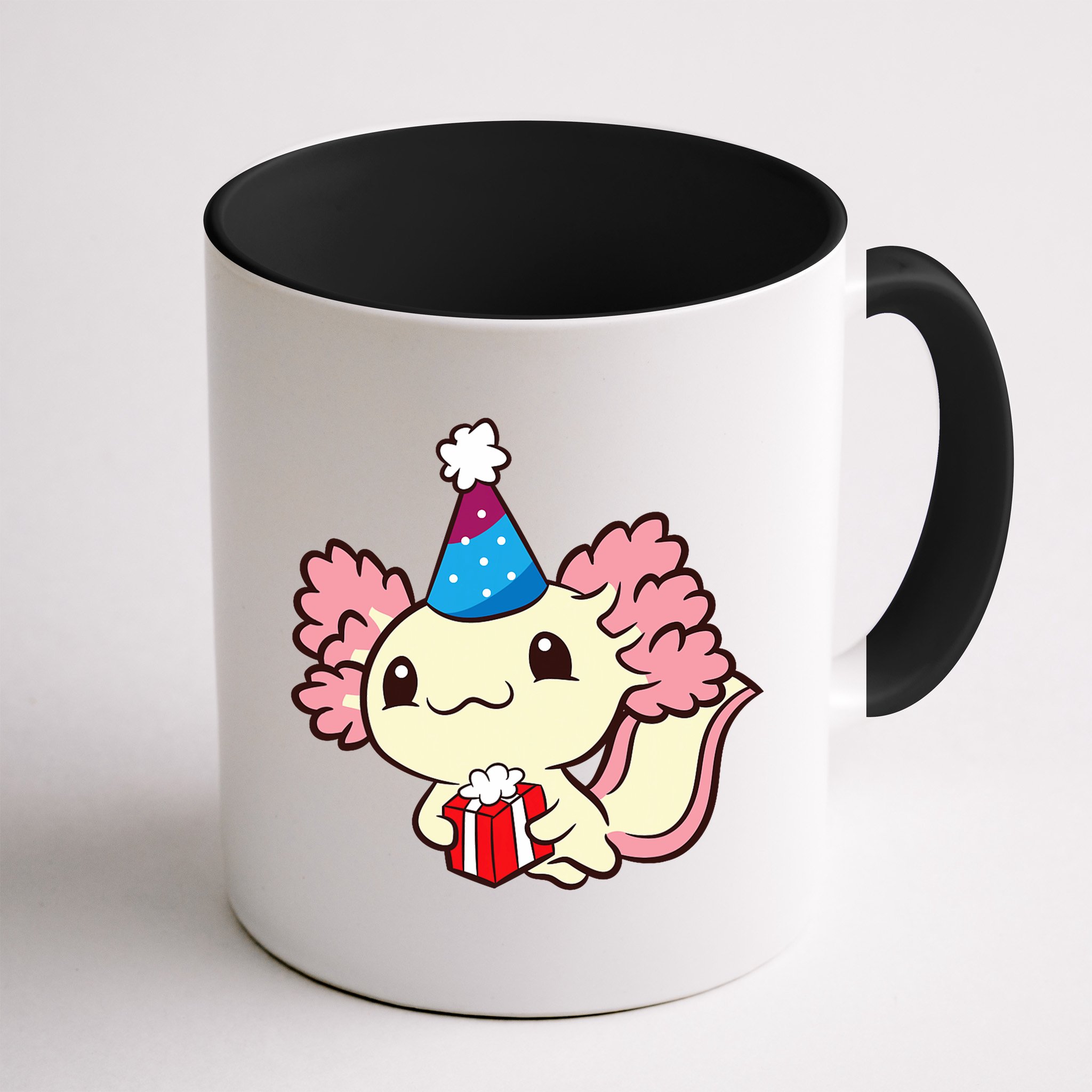 Axolotl Birthday Party Cute Axolotl Birthday Party Axolotl Mug
