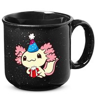 Axolotl Birthday Party Cute Axolotl Birthday Party Axolotl 15oz Campfire Ceramic Mug