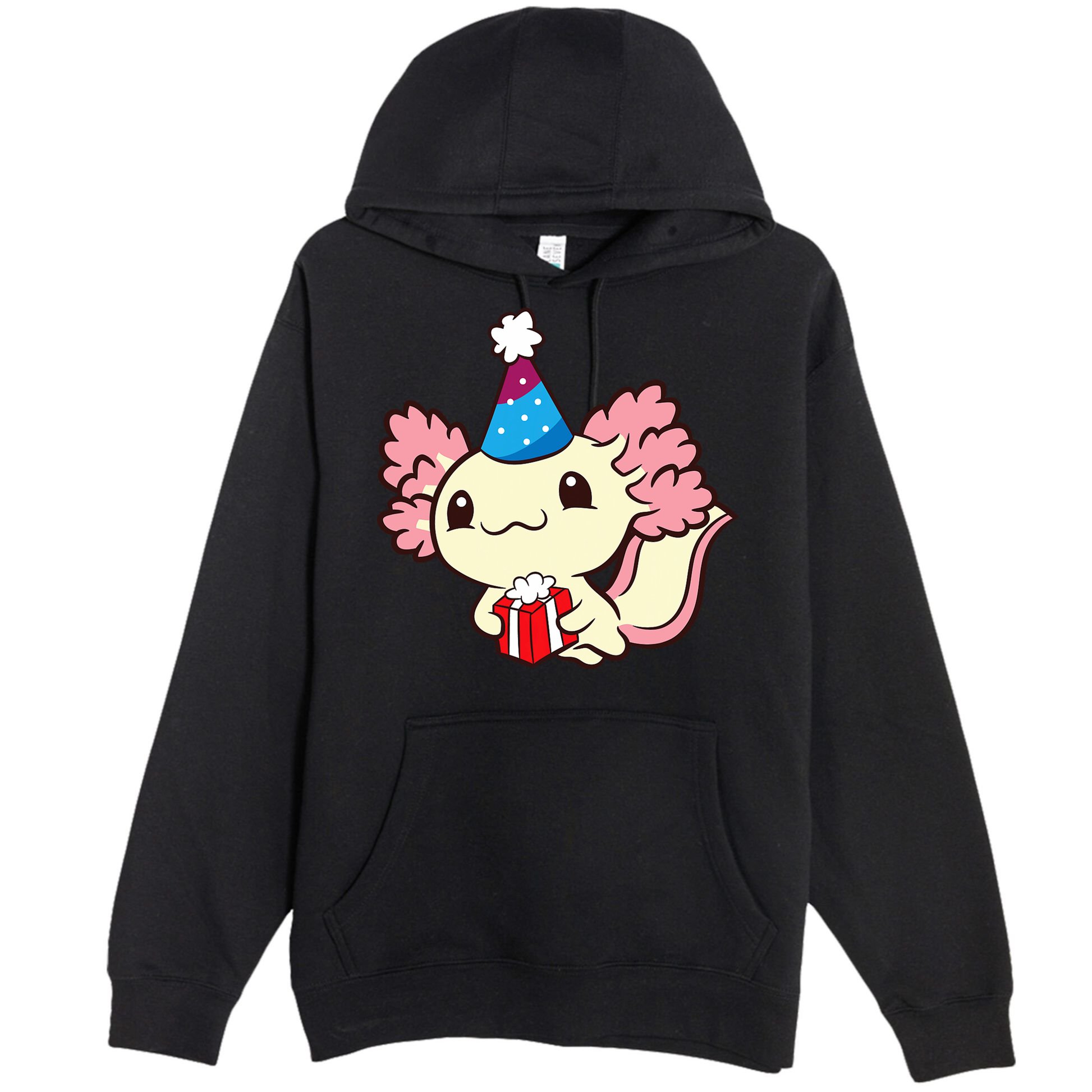 Axolotl Birthday Party Cute Axolotl Birthday Party Axolotl Premium Pullover Hoodie