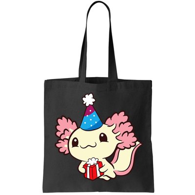 Axolotl Birthday Party Cute Axolotl Birthday Party Axolotl Bag