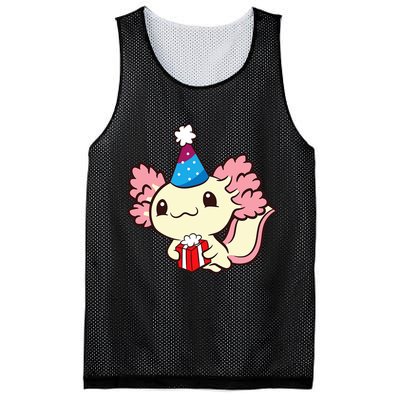 Axolotl Birthday Party Cute Axolotl Birthday Party Axolotl Mesh Reversible Basketball Jersey Tank