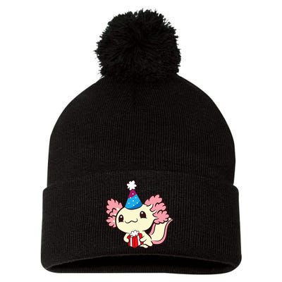 Axolotl Birthday Party Cute Axolotl Birthday Party Axolotl Pom Pom 12in Knit Beanie