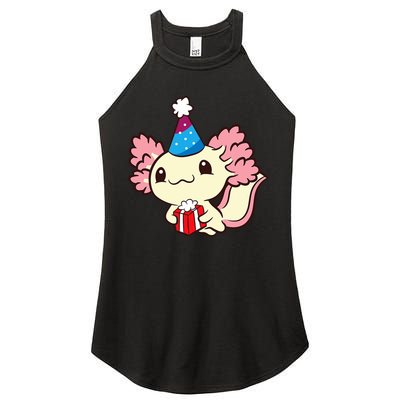 Axolotl Birthday Party Cute Axolotl Birthday Party Axolotl Women's Perfect Tri Rocker Tank