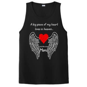 A Big Piece Of My Heart Lives In Heaven She Is My Mom Gift PosiCharge Competitor Tank