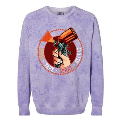 Auto Body Painter Colorblast Crewneck Sweatshirt