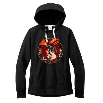 Auto Body Painter Women's Fleece Hoodie