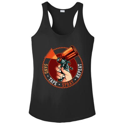 Auto Body Painter Ladies PosiCharge Competitor Racerback Tank