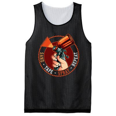 Auto Body Painter Mesh Reversible Basketball Jersey Tank