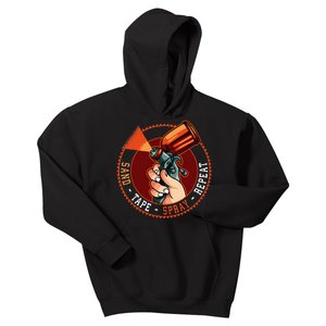 Auto Body Painter Kids Hoodie