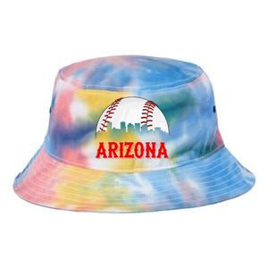 Arizona Baseball Player And Fans Tie Dye Newport Bucket Hat