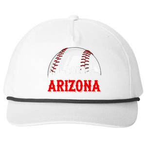 Arizona Baseball Player And Fans Snapback Five-Panel Rope Hat