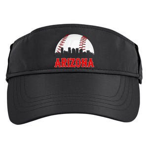 Arizona Baseball Player And Fans Adult Drive Performance Visor