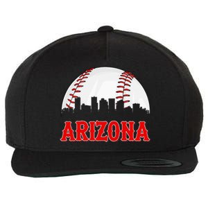 Arizona Baseball Player And Fans Wool Snapback Cap