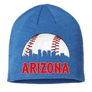 Arizona Baseball Player And Fans Sustainable Beanie