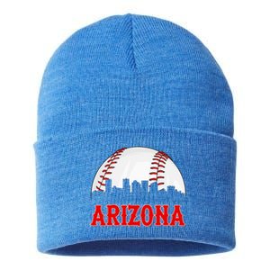 Arizona Baseball Player And Fans Sustainable Knit Beanie