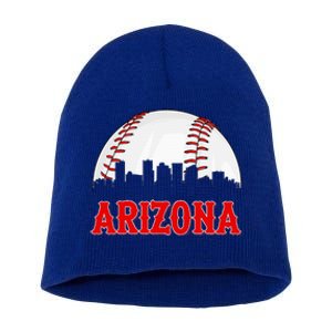 Arizona Baseball Player And Fans Short Acrylic Beanie