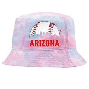 Arizona Baseball Player And Fans Tie-Dyed Bucket Hat