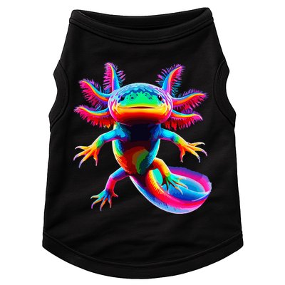 Axolotl Beautiful Pop Art Axolotl Doggie Tank