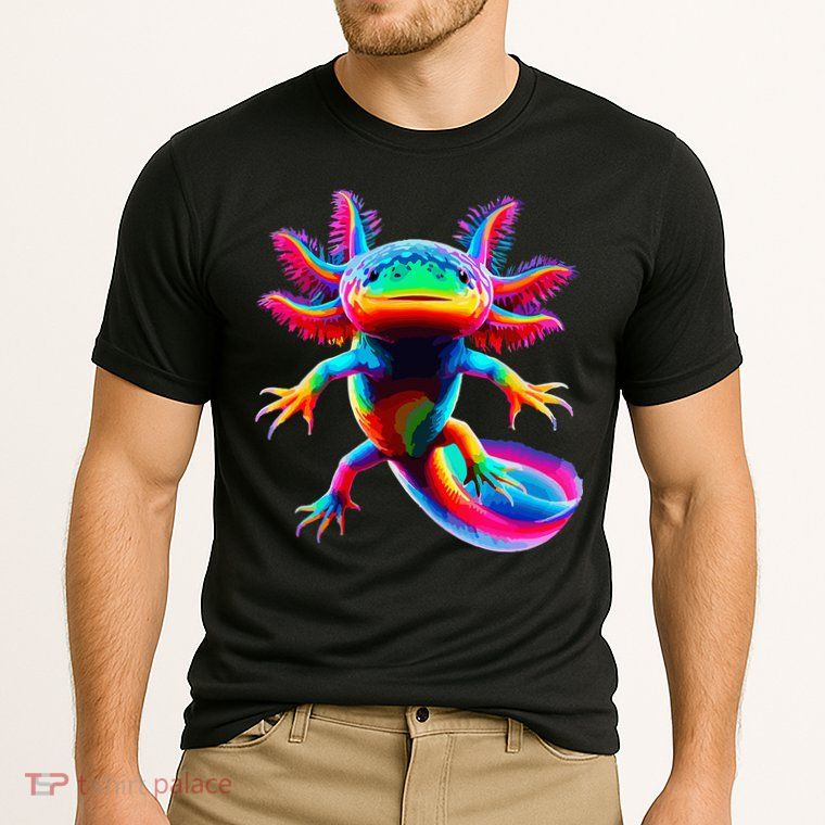Axolotl Beautiful Pop Art Axolotl Performance Shirt