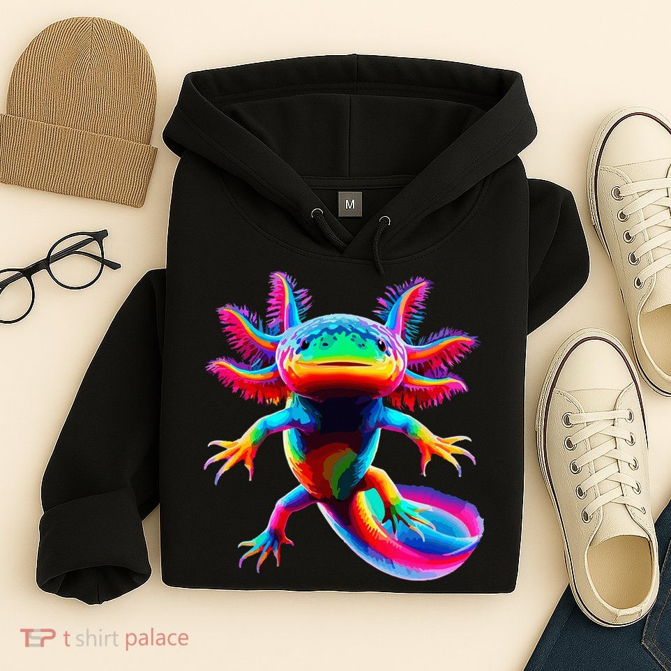 Axolotl Beautiful Pop Art Axolotl Hoodie