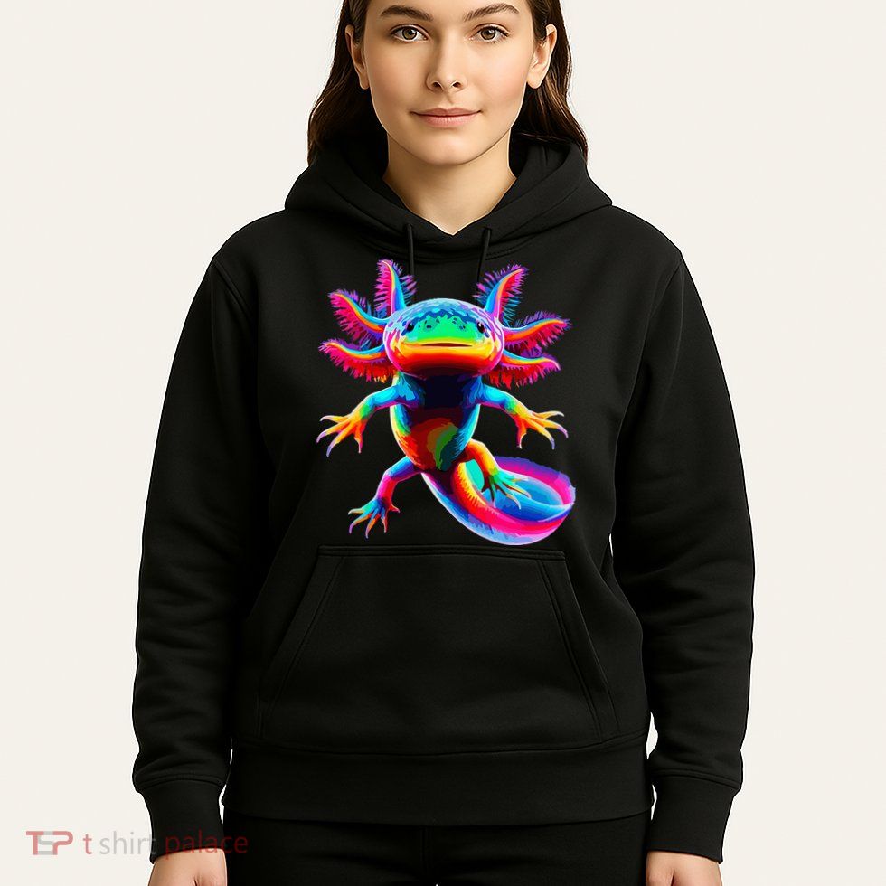 Axolotl Beautiful Pop Art Axolotl Hoodie