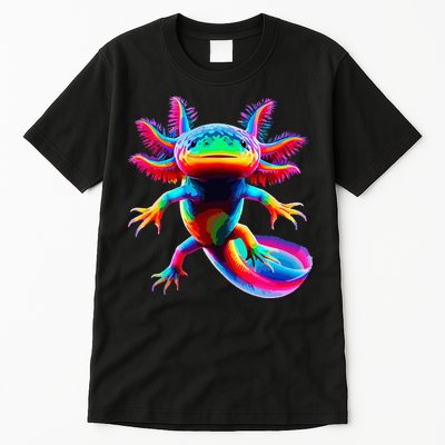 Axolotl Beautiful Pop Art Axolotl Tall T-Shirt