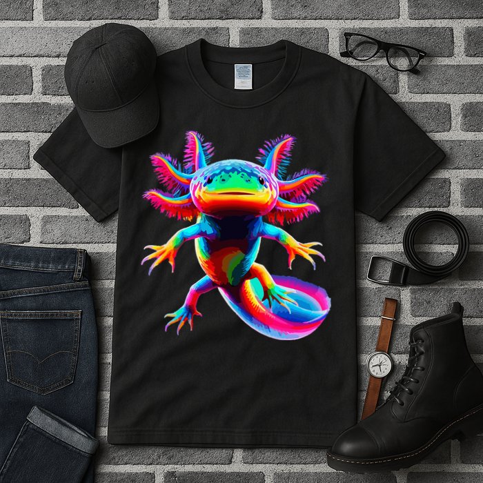 Axolotl Beautiful Pop Art Axolotl Tall T-Shirt