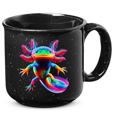 Axolotl Beautiful Pop Art Axolotl 15oz Campfire Ceramic Mug