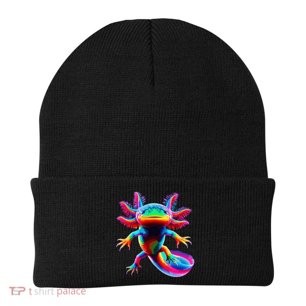 Axolotl Beautiful Pop Art Axolotl Beanie