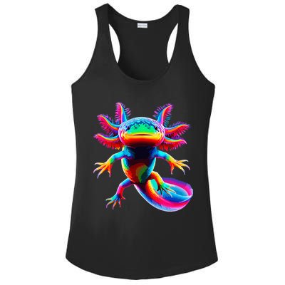 Axolotl Beautiful Pop Art Axolotl Ladies PosiCharge Competitor Racerback Tank