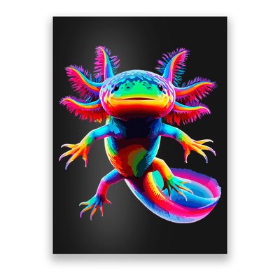 Axolotl Beautiful Pop Art Axolotl Poster