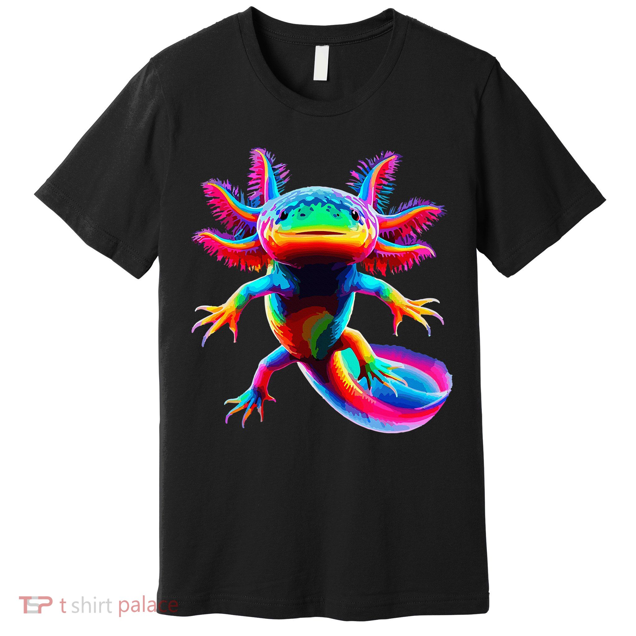 Axolotl Beautiful Pop Art Axolotl Premium T-Shirt