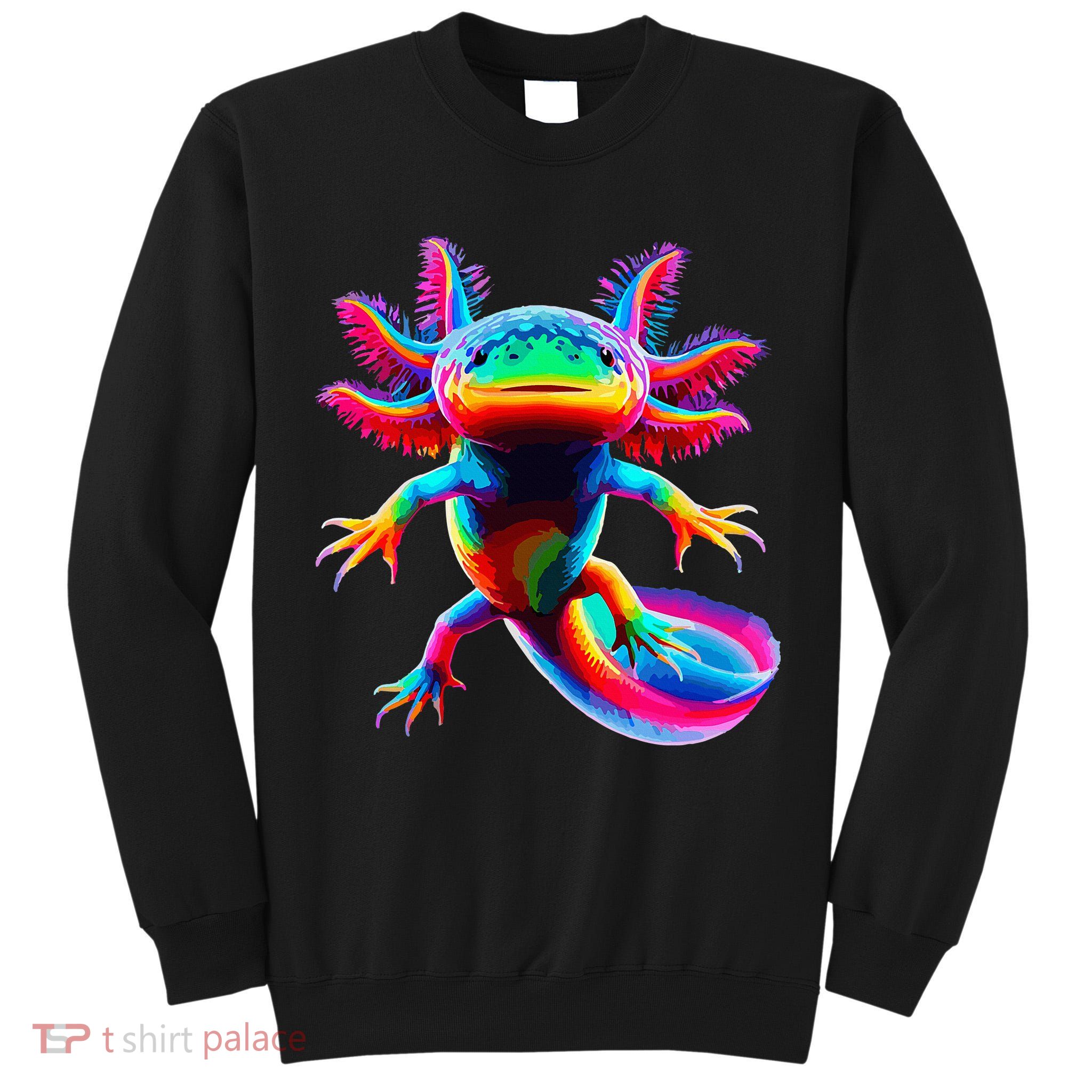 Axolotl Beautiful Pop Art Axolotl Tall Sweatshirt