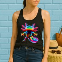 Axolotl Beautiful Pop Art Axolotl Womens Tank Top