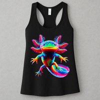 Axolotl Beautiful Pop Art Axolotl Womens Tank Top