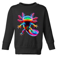 Axolotl Beautiful Pop Art Axolotl Toddler Sweatshirt