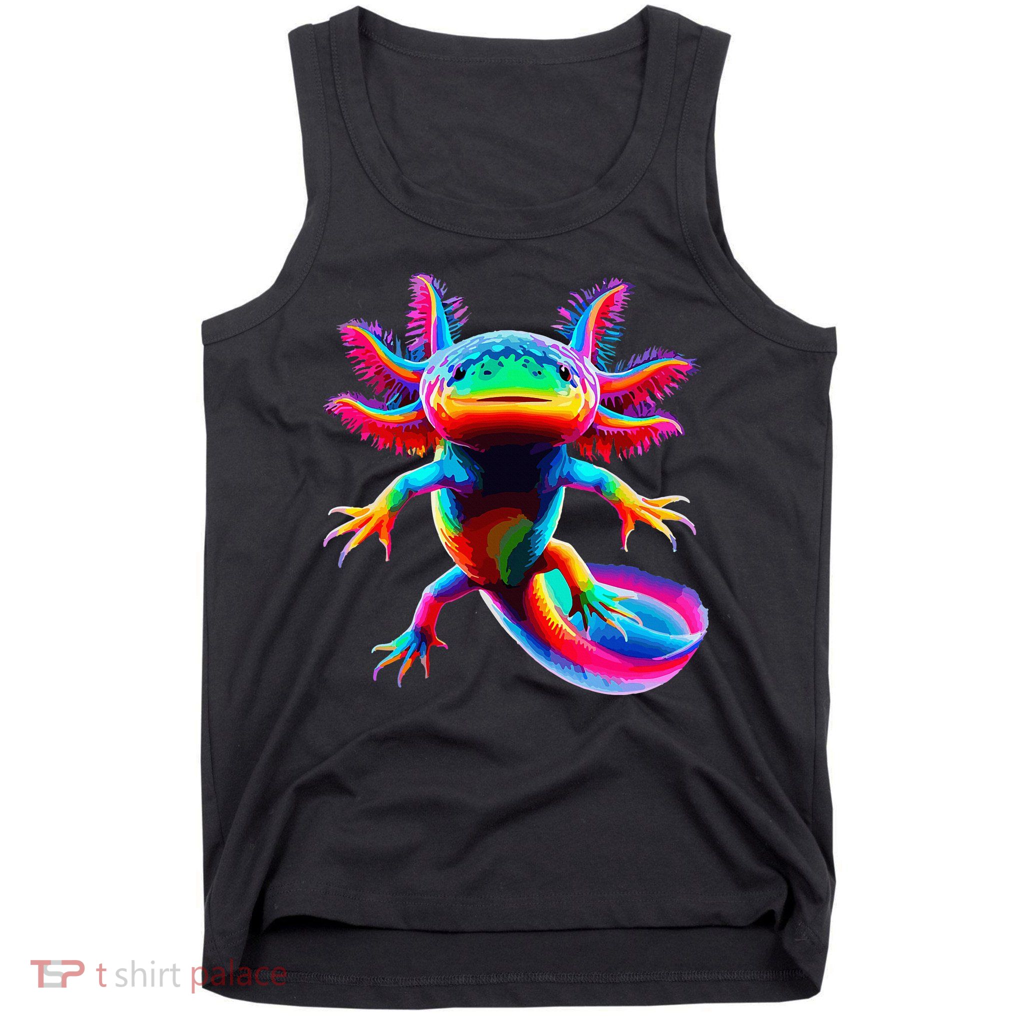 Axolotl Beautiful Pop Art Axolotl Tank Top