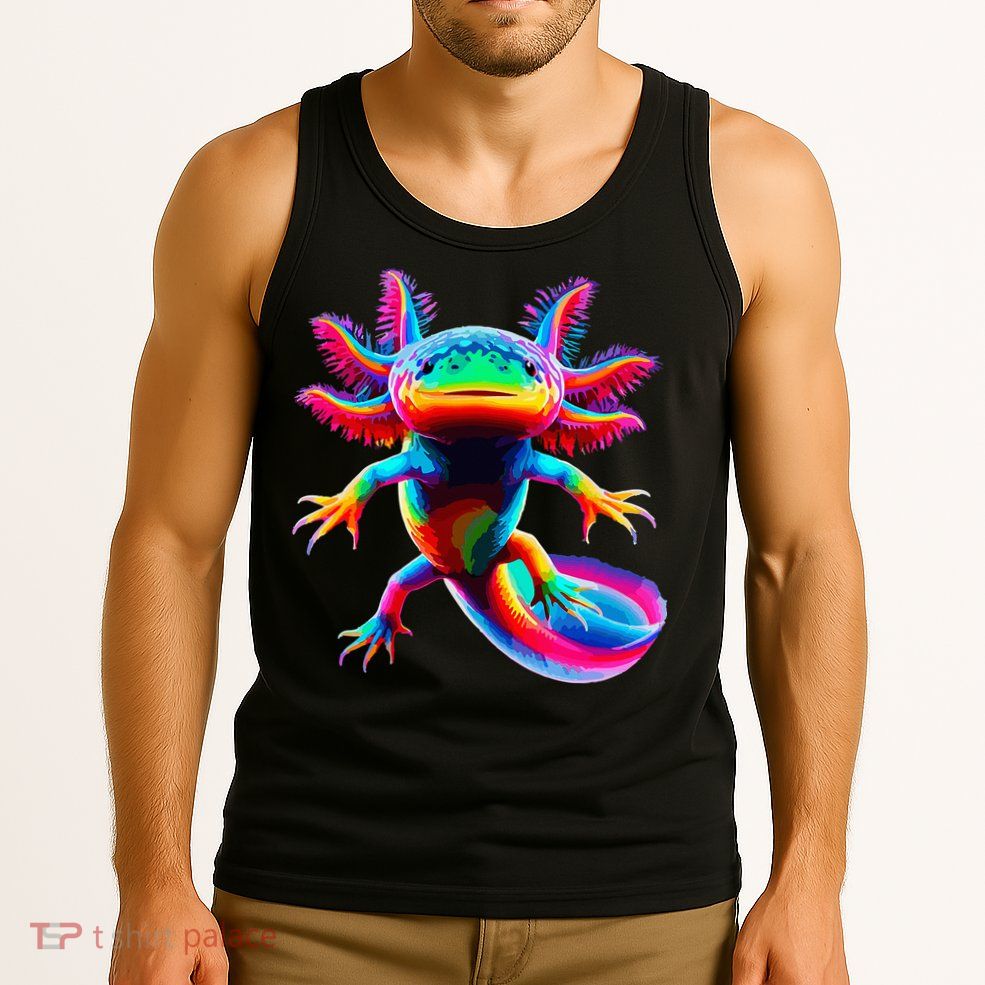 Axolotl Beautiful Pop Art Axolotl Tank Top
