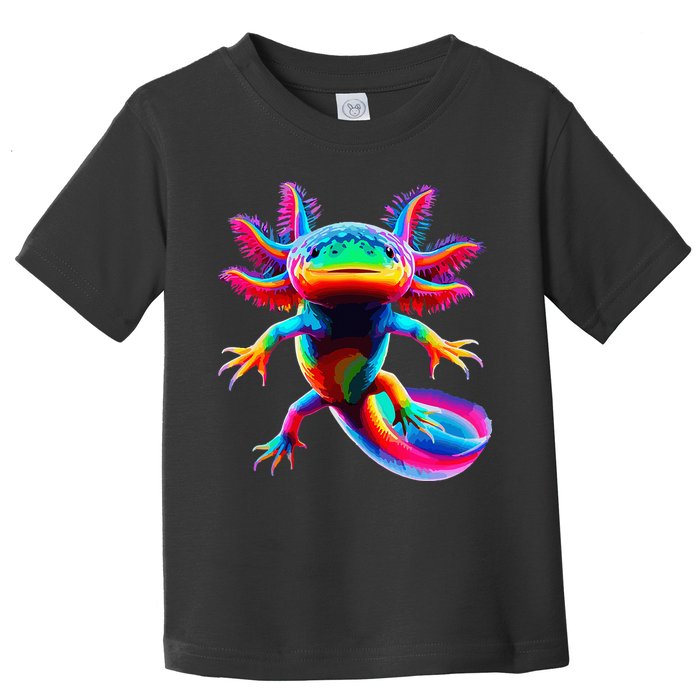 Axolotl Beautiful Pop Art Axolotl Toddler T-Shirt
