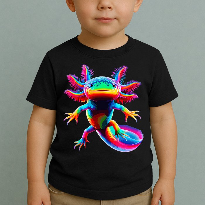 Axolotl Beautiful Pop Art Axolotl Toddler T-Shirt