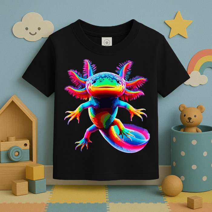 Axolotl Beautiful Pop Art Axolotl Toddler T-Shirt