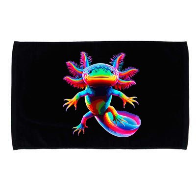 Axolotl Beautiful Pop Art Axolotl Microfiber Hand Towel