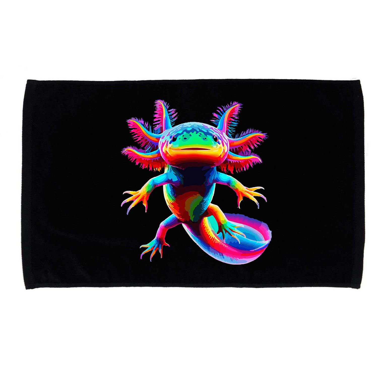 Axolotl Beautiful Pop Art Axolotl Microfiber Hand Towel