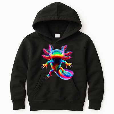 Axolotl Beautiful Pop Art Axolotl Kids Hoodie