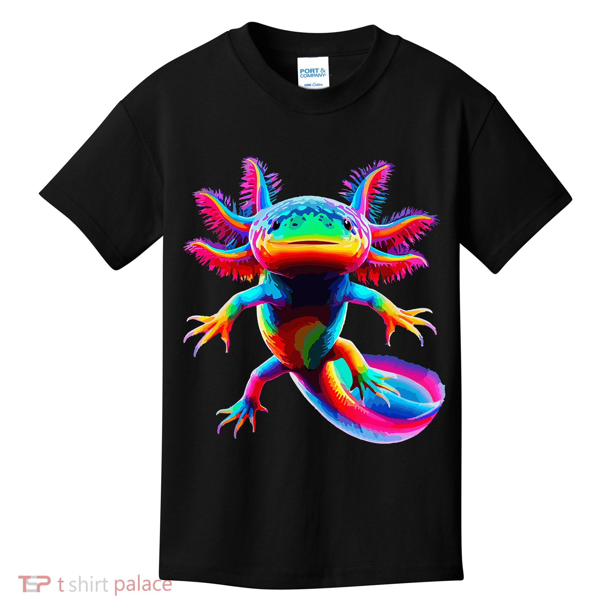 Axolotl Beautiful Pop Art Axolotl Kids T-Shirt