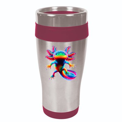 Axolotl Beautiful Pop Art Axolotl 16oz Travel Tumbler