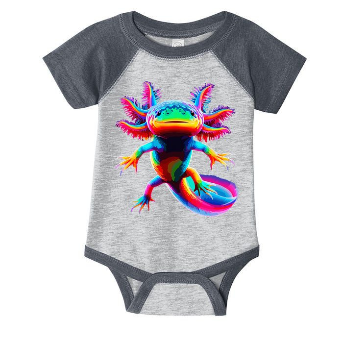 Axolotl Beautiful Pop Art Axolotl Infant Baby Jersey Bodysuit