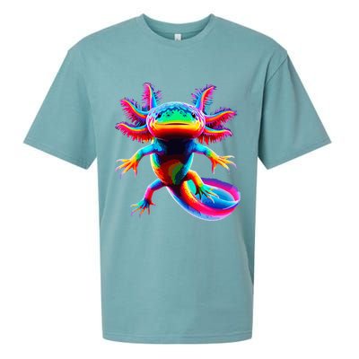 Axolotl Beautiful Pop Art Axolotl Sueded Cloud Jersey T-Shirt